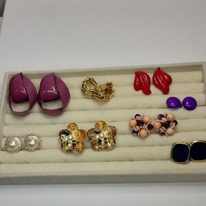 Vintage Clip On Earrings